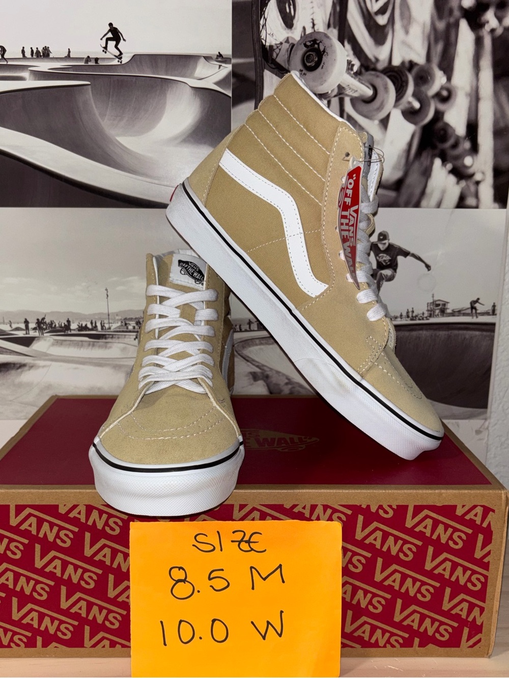 Vans Sk8-Hi sz 8.5 Men’s 10.0 Women’s
